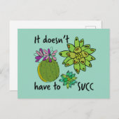 es muss nicht postkarte (Vorne/Hinten)