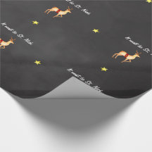 Es muss St. Nick Rentier in Starry Night Sky sein