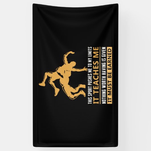 ES MUSS Wrestling SEIN Banner (Vertikal)