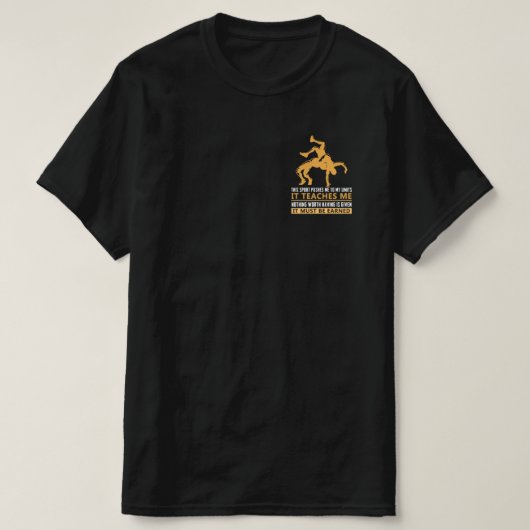 ES MUSS Wrestling SEIN T-Shirt (Design vorne)