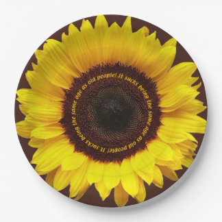 Es nervt, im gleichen Alter zu sein Alte Leute Son Pappteller