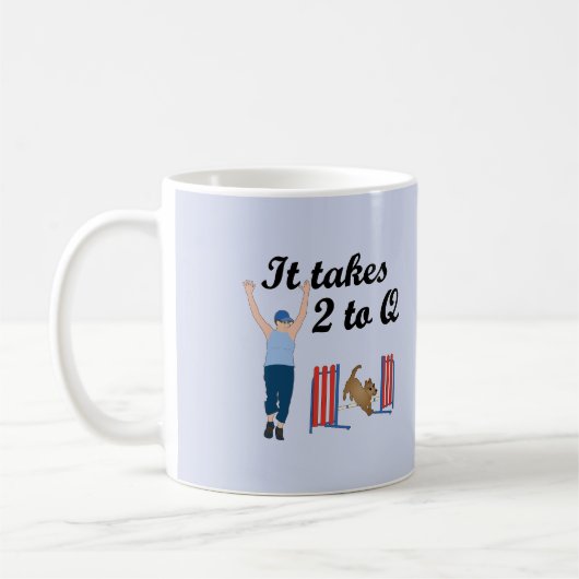 Es nimmt 2 zu Q Kaffeetasse (Links)