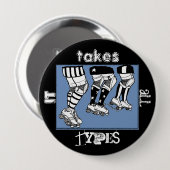 es nimmt alle Arten Button (Vorne & Hinten)