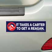 Es nimmt ein Carter, um einen Reagan zu erhalten Autoaufkleber (Auf Auto)