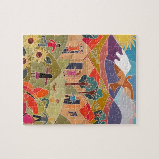 Es nimmt ein Dorf Puzzle (Horizontal)