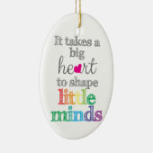 Es nimmt ein GROSSES HERZ, um wenig Keramikornament (Rechts)