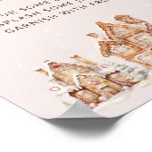 Es nimmt ein Village Winter Baby Dusche Mama-osa-B Poster (Ecke)