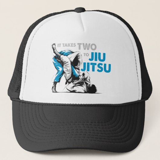 Es nimmt Jiu Jitsu zwei Truckerkappe (Vorderseite)
