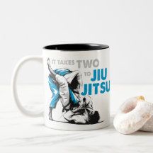 Es nimmt Jiu Jitsu zwei
