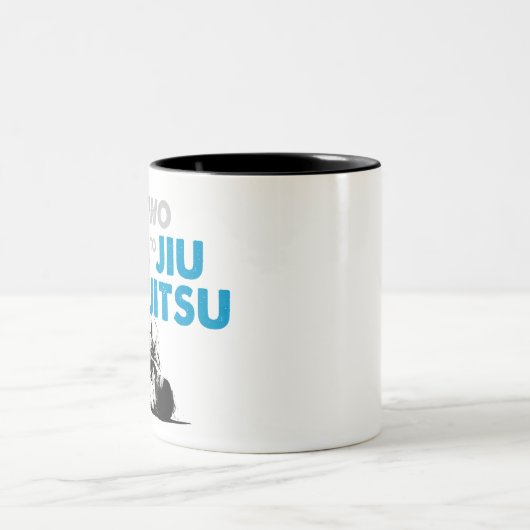Es nimmt Jiu Jitsu zwei Zweifarbige Tasse (Mittel)