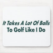 Es nimmt viele Bälle Mousepad (Vorne)