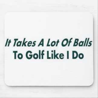 Es nimmt viele Bälle Mousepad