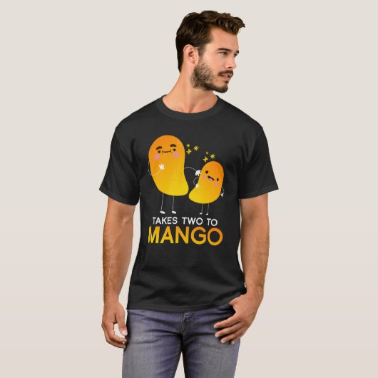 Es nimmt zwei zum Mango-Frucht-Tango T-Shirt (Vorne ganz)