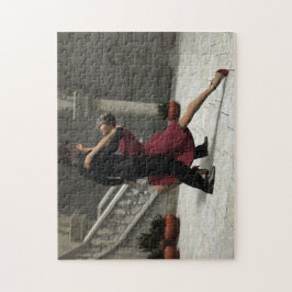 Es nimmt zwei zum Tango-Puzzlen Puzzle