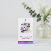 Es parfümiert Salze Visitenkarte (Stehend Vorderseite)