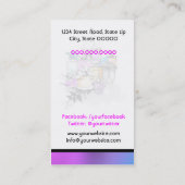 Es parfümiert Salze Visitenkarte (Rückseite)