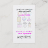 Es parfümiert Salze Visitenkarte (Rückseite)