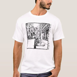Es passiert lustiger Fahrradunfall Vintage-Familie T-Shirt