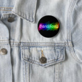 Es plattiert Barcelona Schwul ,(Button Barcelona Button (Beispiel)