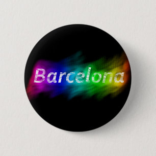 Es plattiert Barcelona Schwul ,(Button Barcelona Button