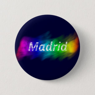 Es plattiert Madrid Schwul ,(Button Madrid Schwul) Button
