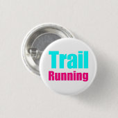 Es plattiert „Trail Running " Button (Vorne & Hinten)