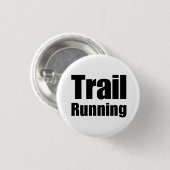 Es plattiert „Trail Running " Button (Vorne & Hinten)