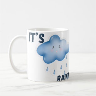 Es regnet ästhetisches Wetter Kaffeetasse