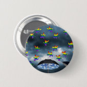 Es regnet Männer! Button (Vorne & Hinten)