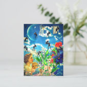 Es regnet Männer, Halleluja. Postkarte (Stehend Vorderseite)