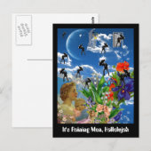 Es regnet Männer, Halleluja Postkarte (Vorne/Hinten)