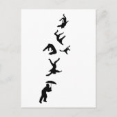 Es regnet Männer - Hallelujia Postkarte (Vorderseite)