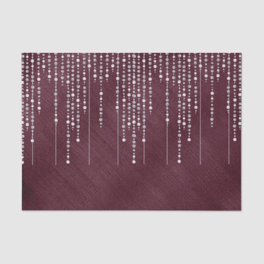 Es regnet Pearl Necklaces! Seidenpapier (Vorderseite)