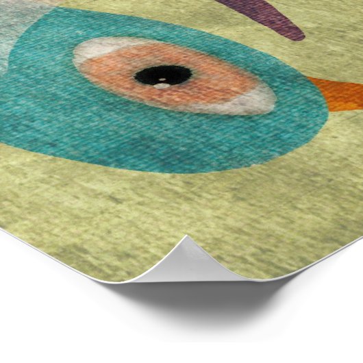 Es regnet. poster (Ecke)