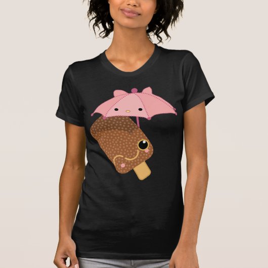 es regnet SchokoladenEiscreme T-Shirt (Vorderseite)
