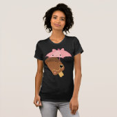 es regnet SchokoladenEiscreme T-Shirt (Vorne ganz)