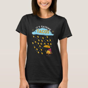 Es regnet Tacos Cinco De Mayo mexikanische Küche T-Shirt