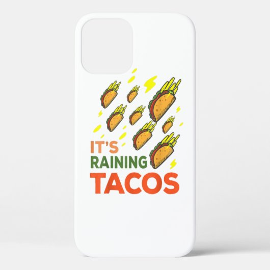 Es regnet Tacos Funny Taco Grafikgeschenk Case-Mate iPhone Hülle (Rückseite)