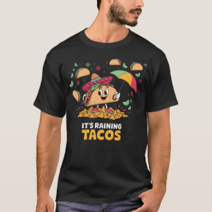 Es regnet Tacos Funny Taco Kinder Mädchen Jungen T-Shirt