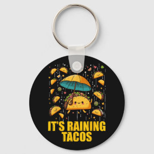 Es regnet Tacos Funny Taco Liebhaber Kinder Girls Schlüsselanhänger