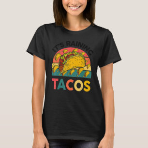 Es regnet Tacos Kids Jugend mexikanisches Essen T-Shirt