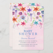 Es regt die Blume an Einladung (Vorne/Hinten)