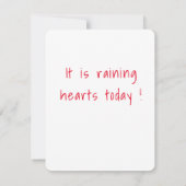 Es regt heute an Herzen Einladung (Rückseite)