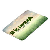 "Es reicht, mein Bestes zu geben" Motivation Affir Magnet (Linke Seite)