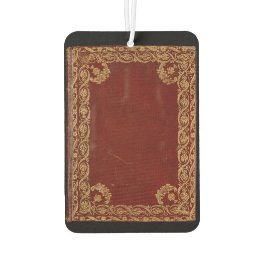 Es riecht wie ein altes Buch hier drin Autolufterfrischer (Rückseite)