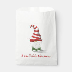 Es riecht wie Weihnachten - Gnome 3 Gefallen Tasch Geschenktütchen