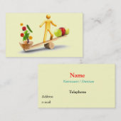 Es schaukelt visitenkarte (Vorne/Hinten)