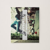 Es scheint immer Impossble - motivierend Zitat Puzzle (Vertikal)