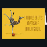 Es scheint immer unmöglich, bis es fertig ist<br><div class="desc">Die Hintergrundfarbe lässt sich auf einem Basketball ändern - hübsch elegant</div>