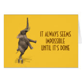 Es scheint immer unmöglich, bis es fertig ist (Vorderseite (Horizontal))